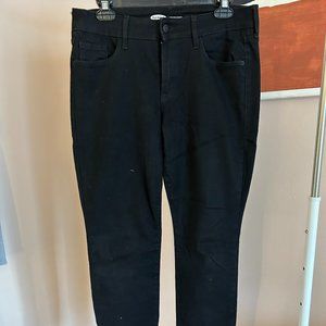 Black Denim Old Navy Pop Icon Skinny jeans size 10